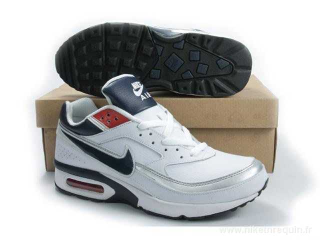 Nouvelle Marine Et Blanc Max Chaussures Pc